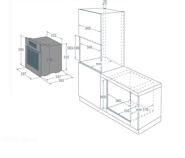 Духовой шкаф bosch hbg 634 hs1